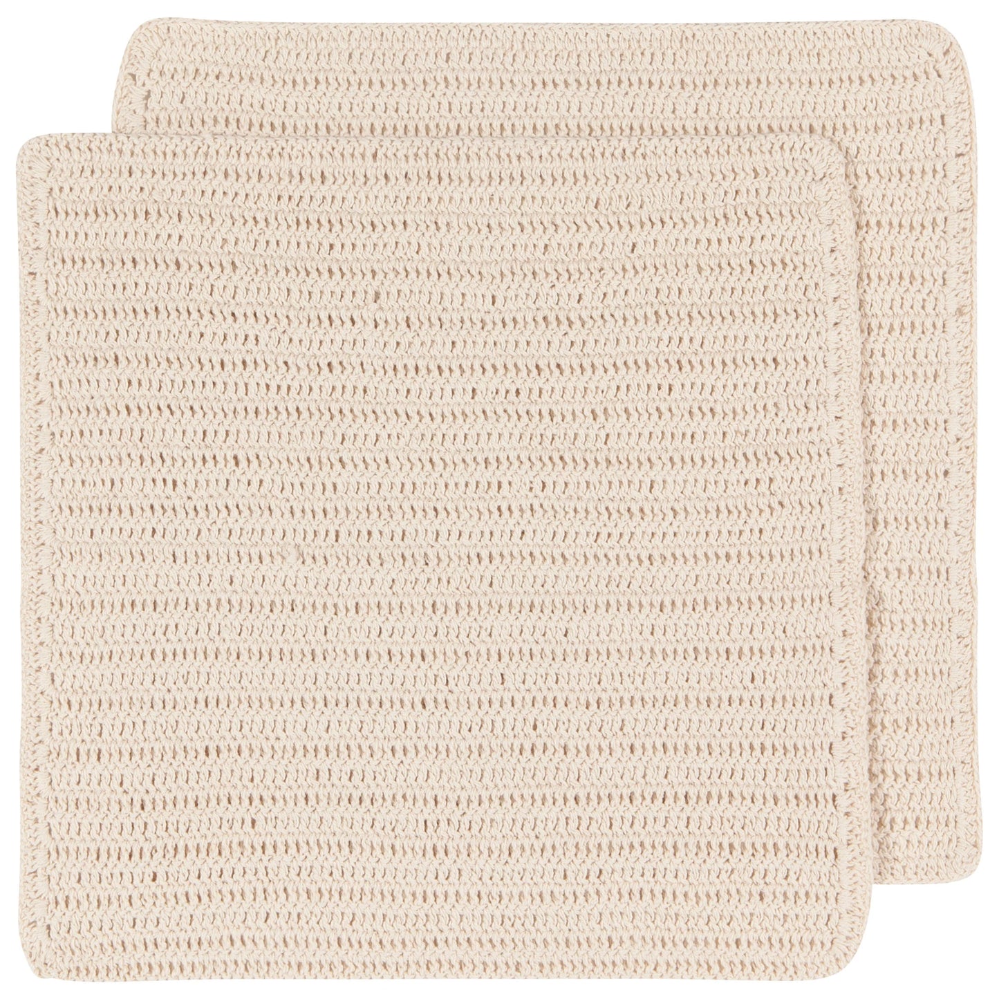 Homespun Natural Dishcloths Set of 2