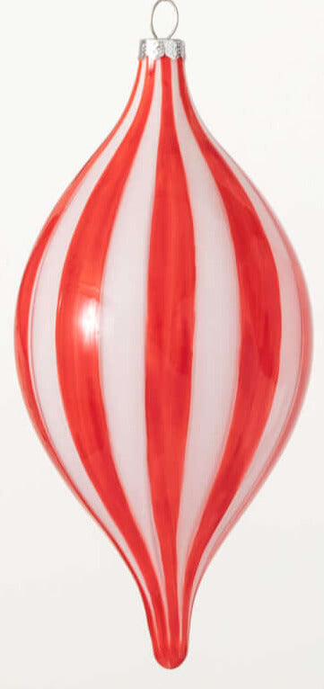 Candy Cane Striped Ornaments