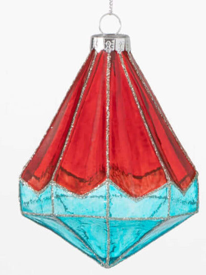 Faceted Colored Ornaments