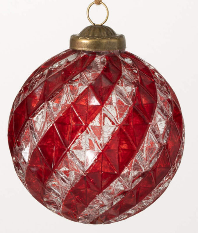 Faceted Ball Ornaments