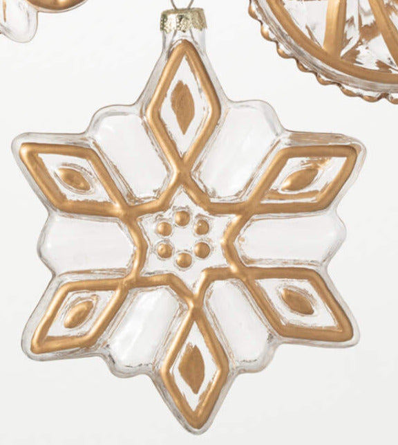 Gold Holiday Ornaments