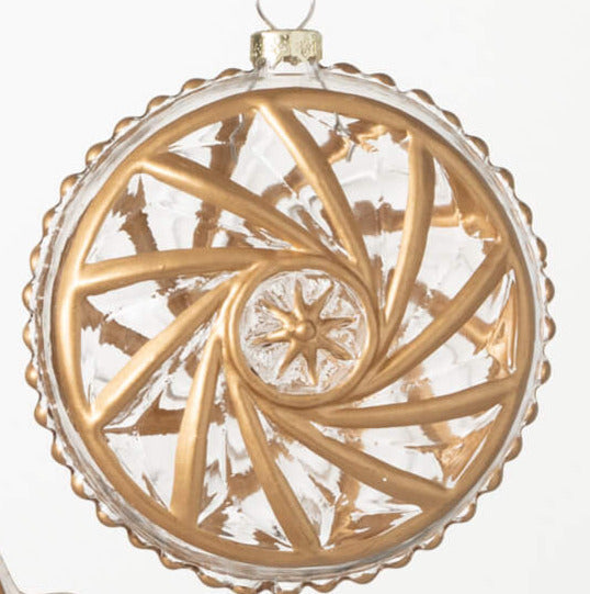 Gold Holiday Ornaments