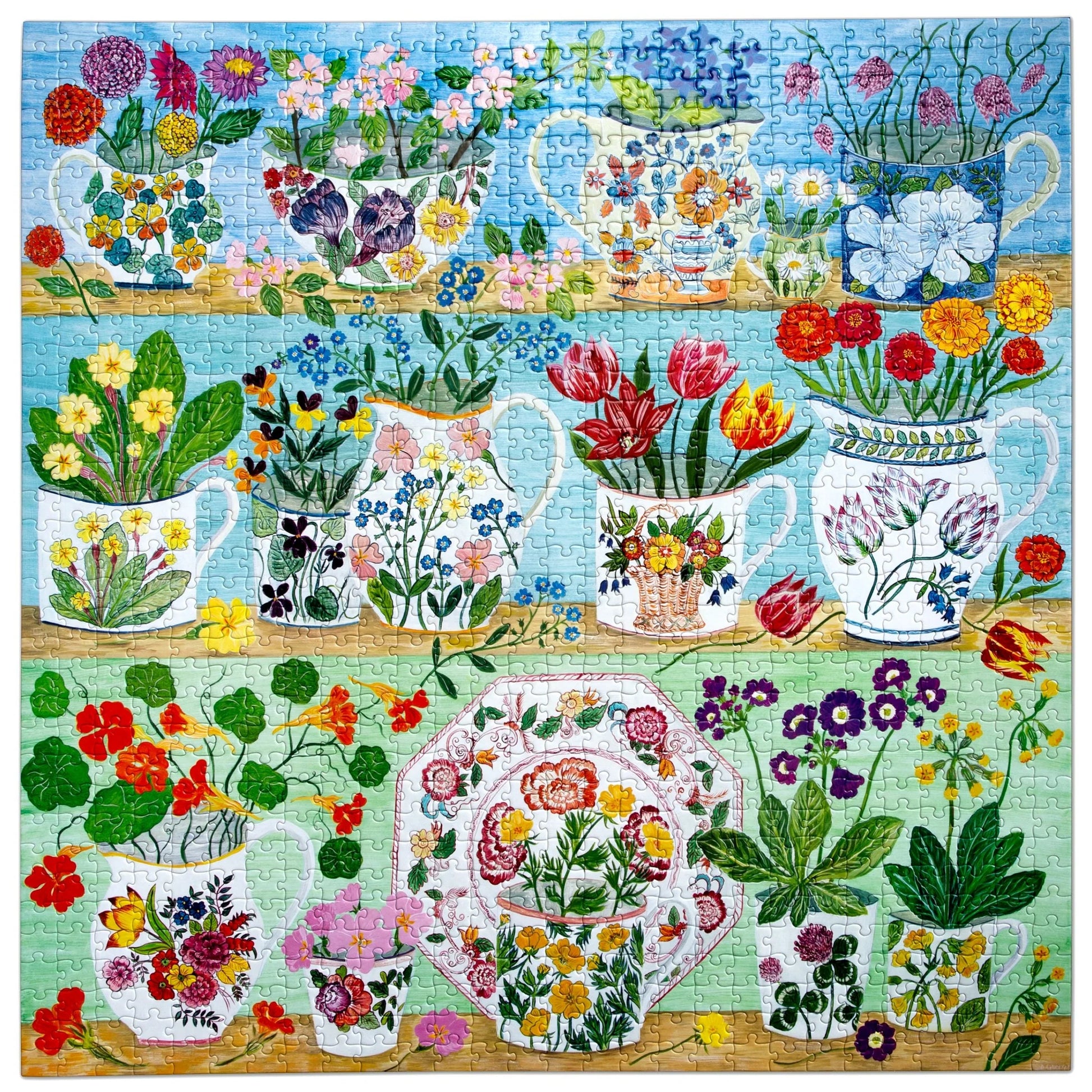 Floral Cupboard 1000 Piece Puzzle
