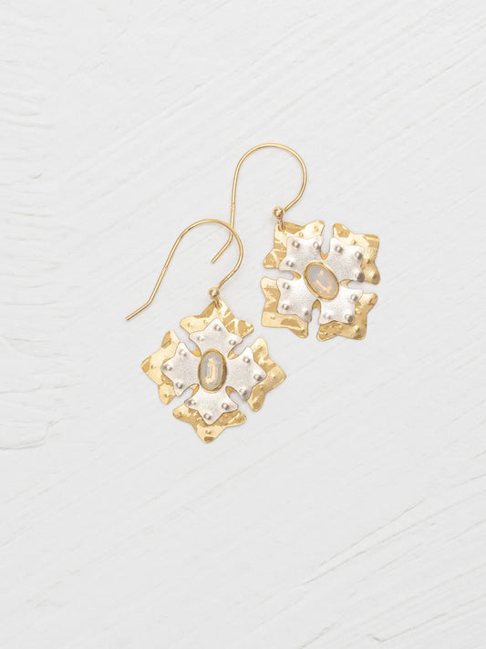 Holly Yashi Elizabeth Medallion Earrings