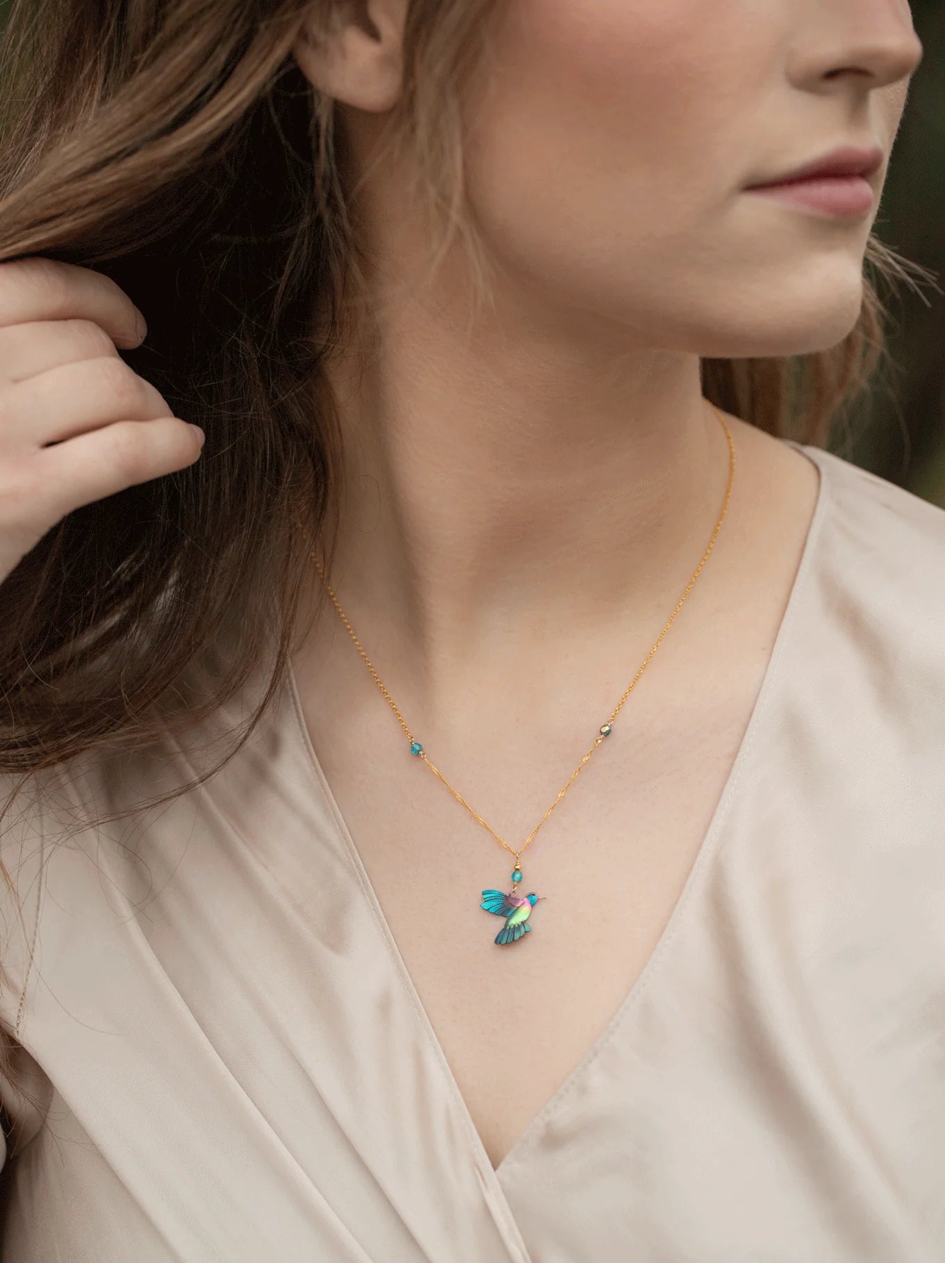 Holly Yashi Picaflor Pendant Necklace