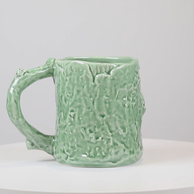 Tree Look Mug with Mushroom