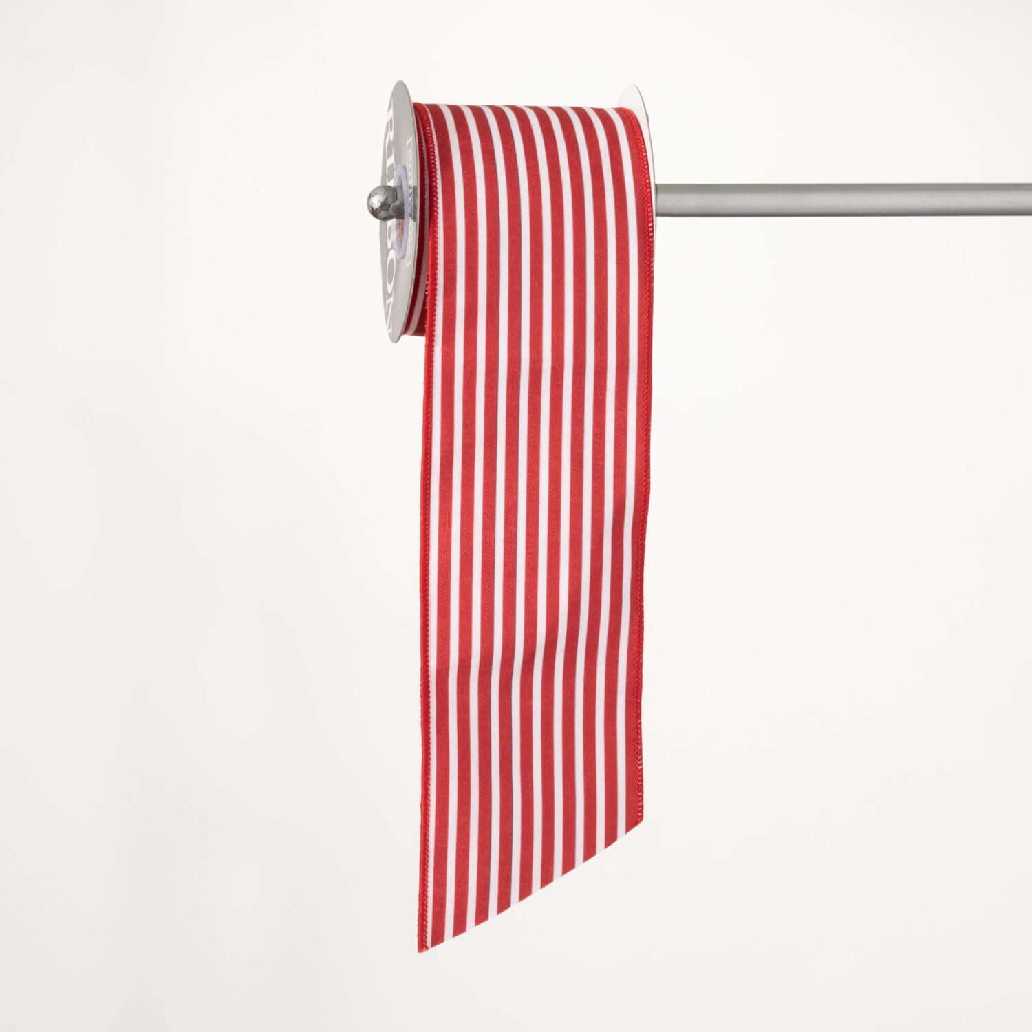 Red & White Striped Ribbon