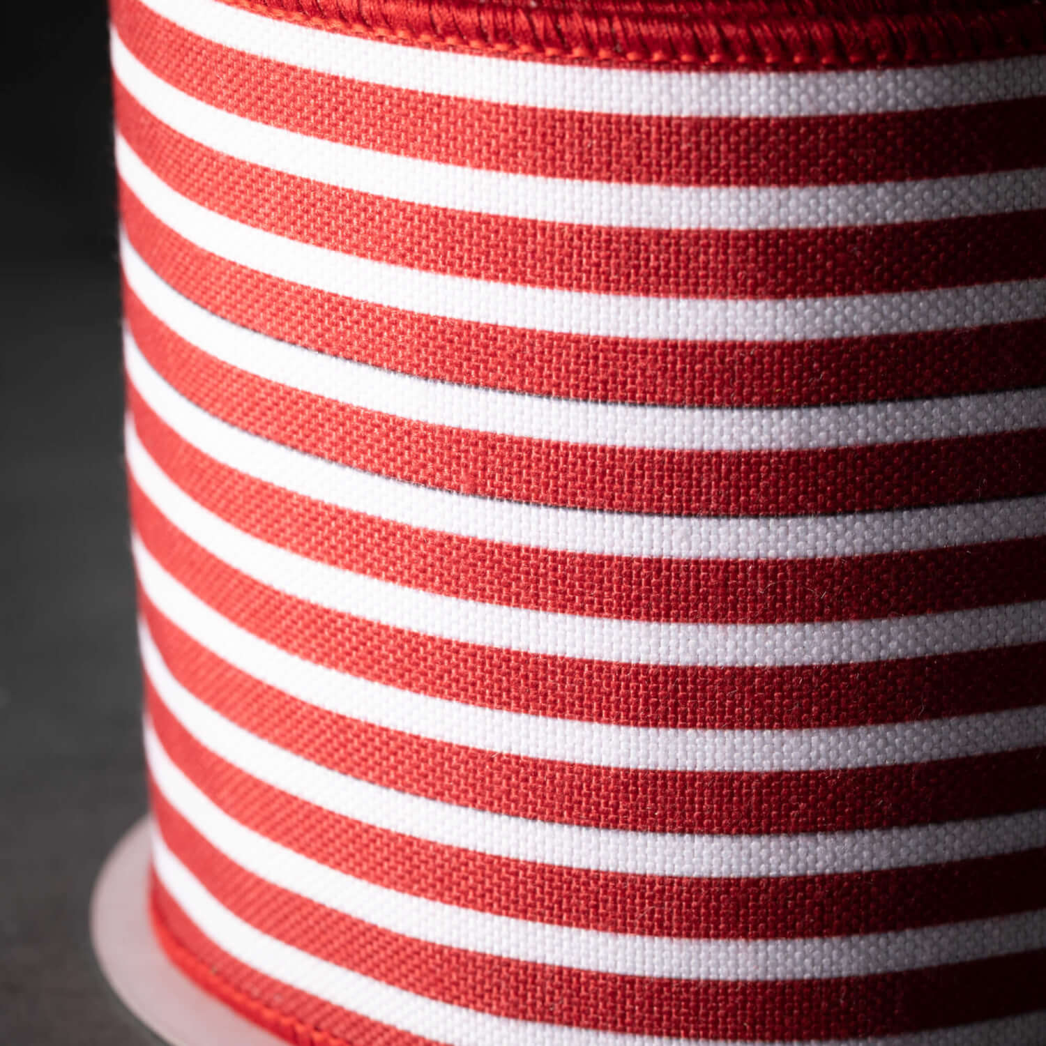 Red & White Striped Ribbon