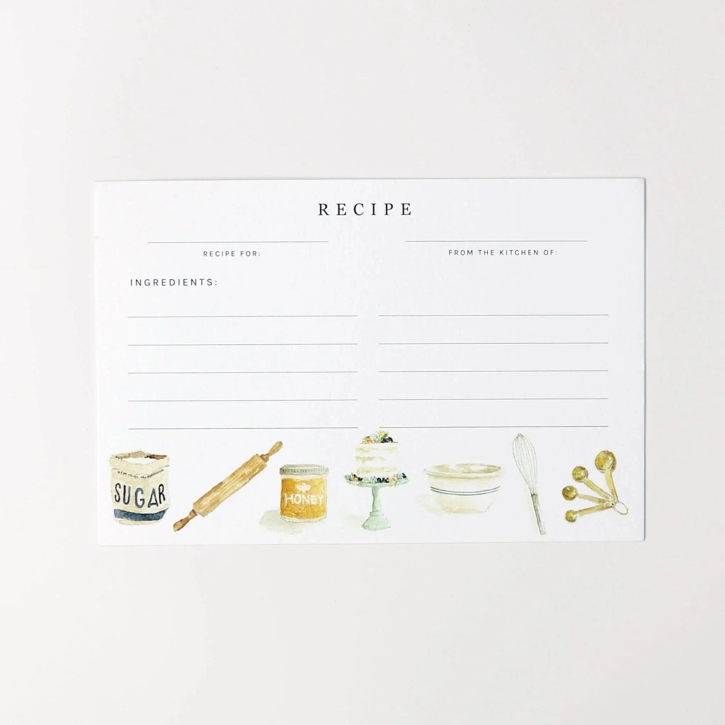 Baking Recipe Cards