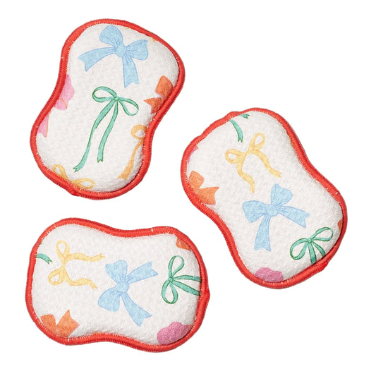 Re-Usable Sponges (Set of 3) - Mable Tan Ribbons