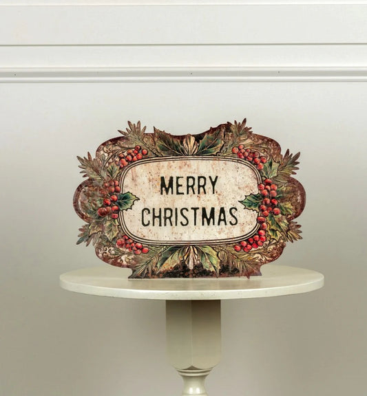 Merry Christmas Metal Dummy Board