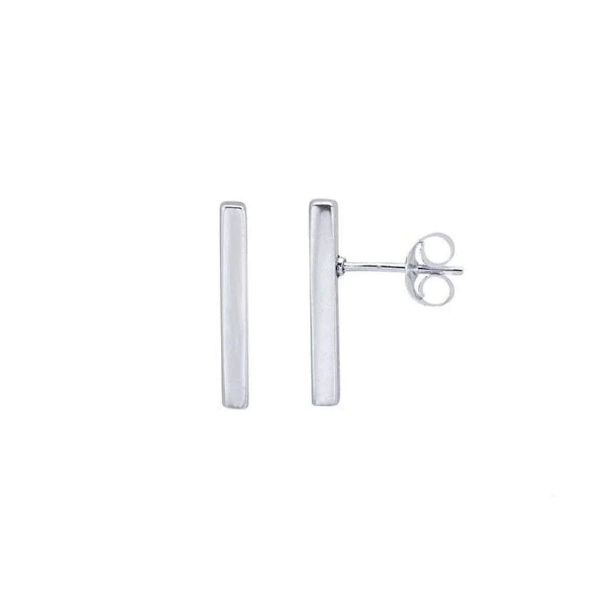 Sterling Silver Tiny Bar Earrings