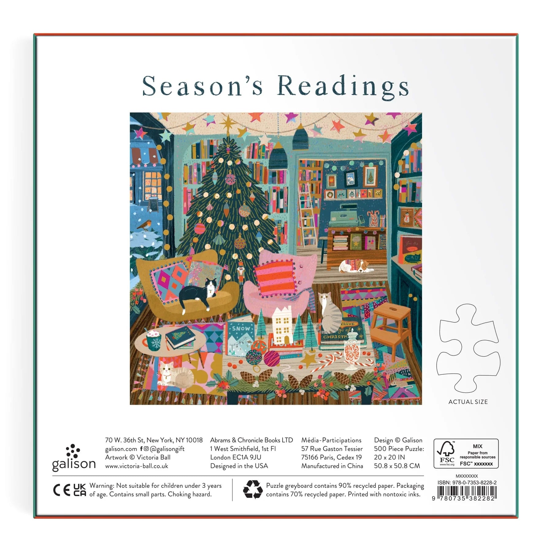 Season’s Readings 500 Piece Foil Puzzle