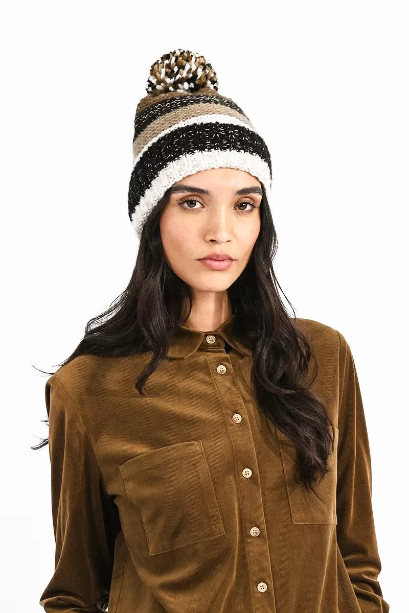 Molly Bracken Khaki Knitted Hat