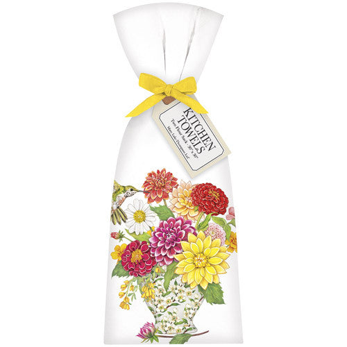 Dahlia Vase Towel Set