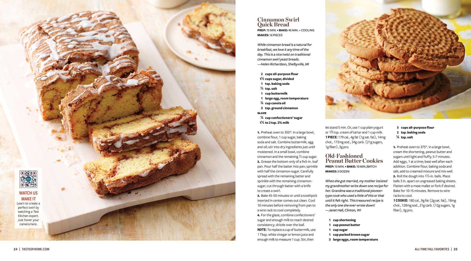 Taste Of Home Fall Baking