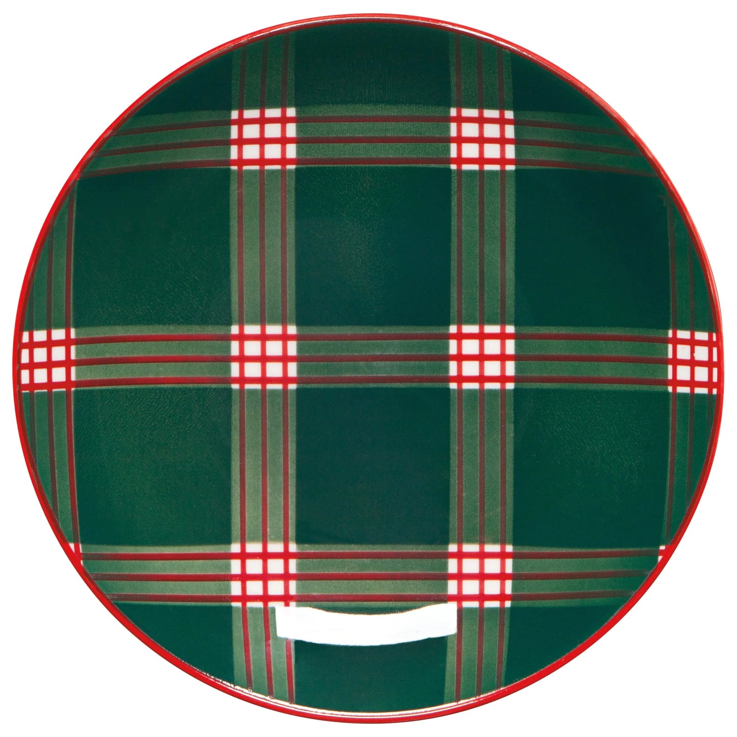 Holiday Plaid Appetizer Plates