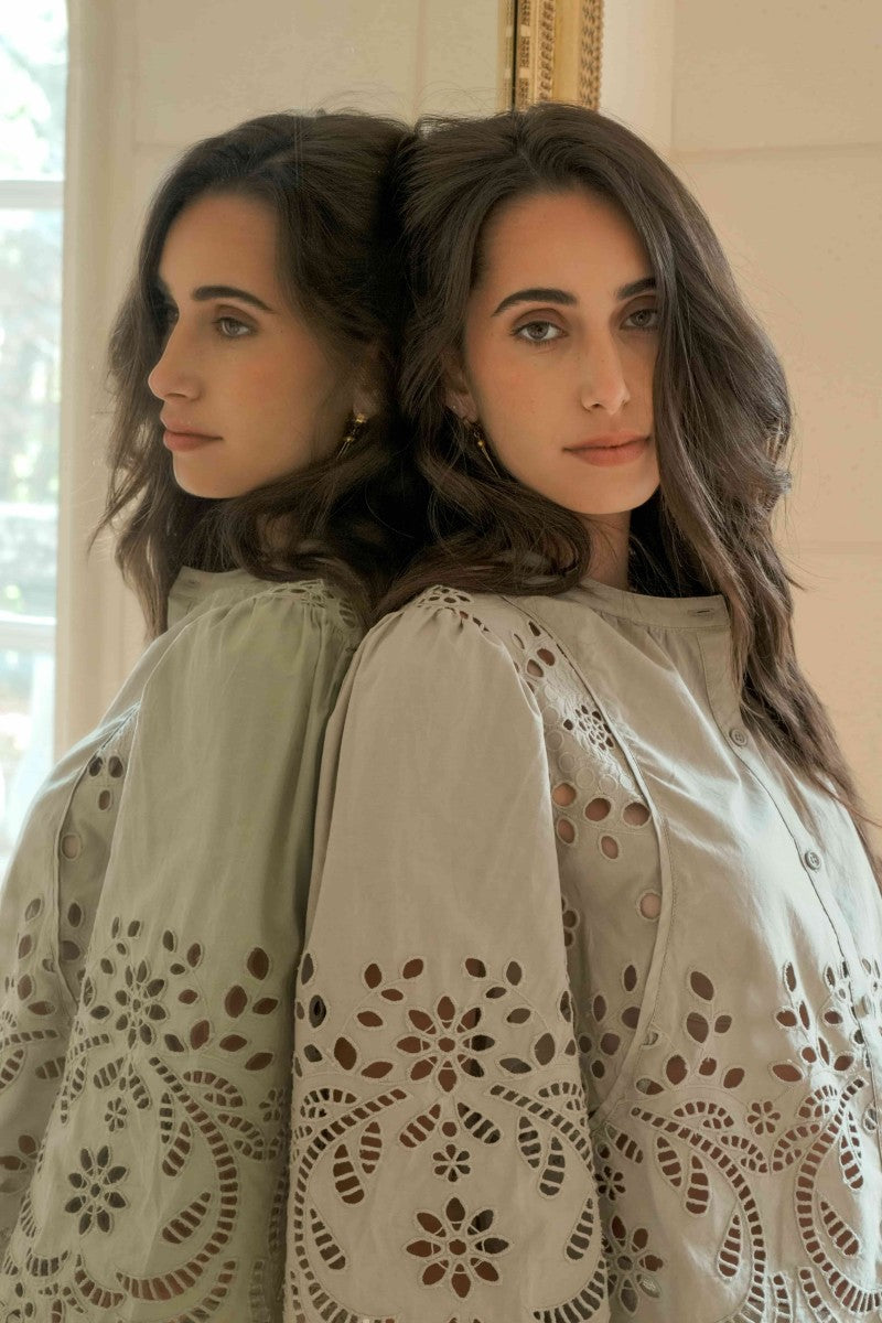 See U Soon Kaki Blouse