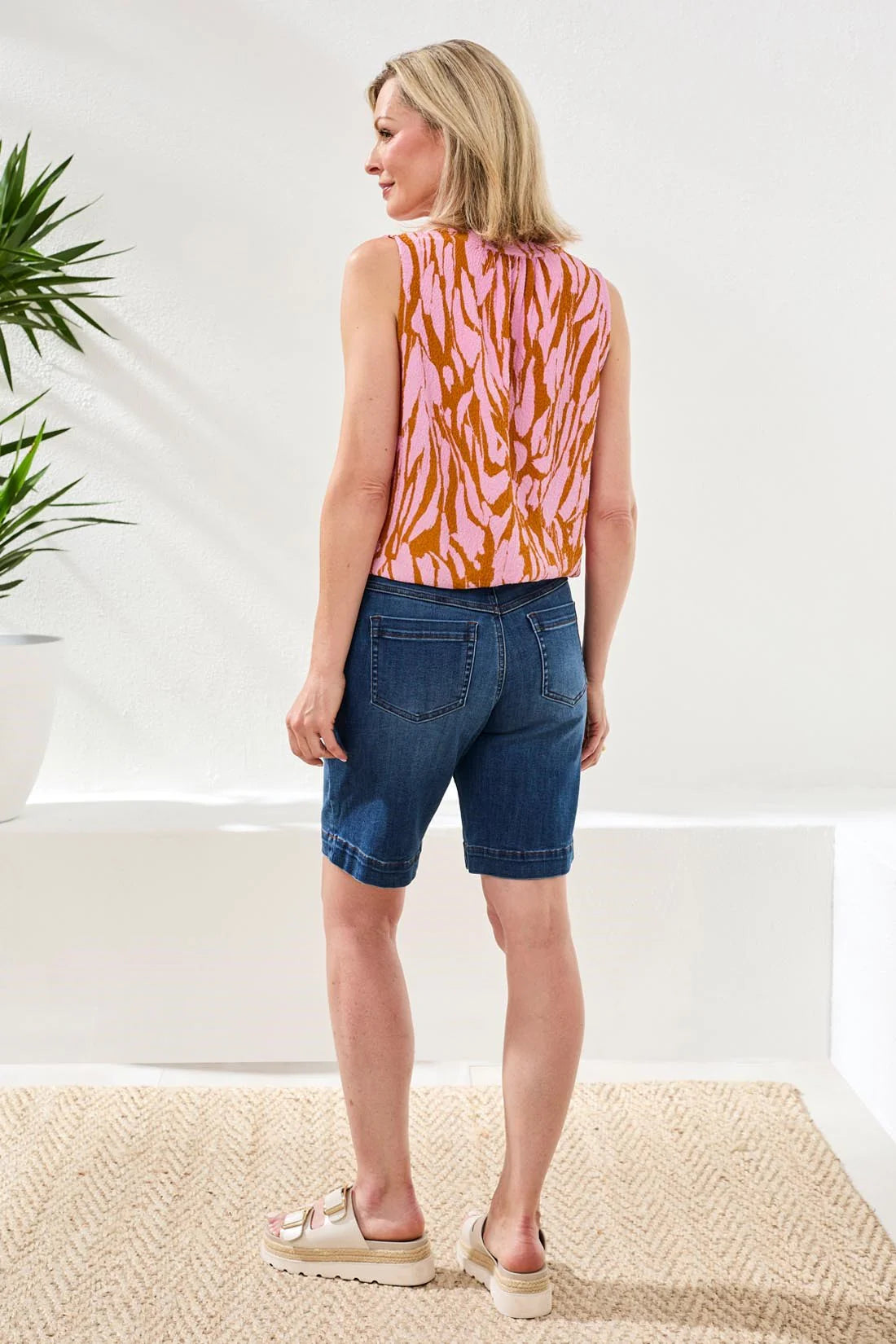 Tribal Audrey Pull-On Bermudas Boundless Stretch Denim