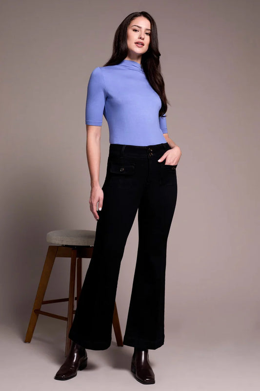 Tribal Brooke Comfort Stretch High Rise Palazzo Trousers