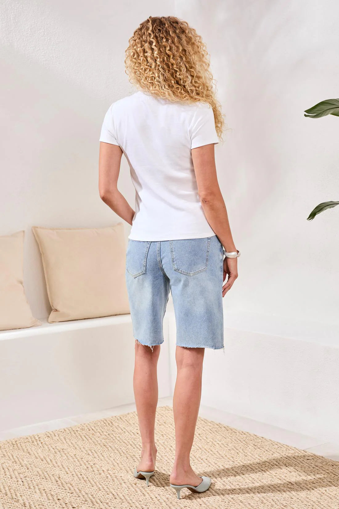 Blue Thread  Fitted Crew Neck Stretch Tee