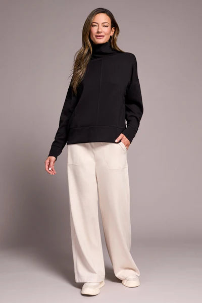 Tribal Long Sleeve Funnel Neck Top