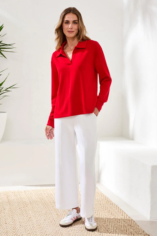 Tribal Techno Lux Scuba Johnny Collar Top