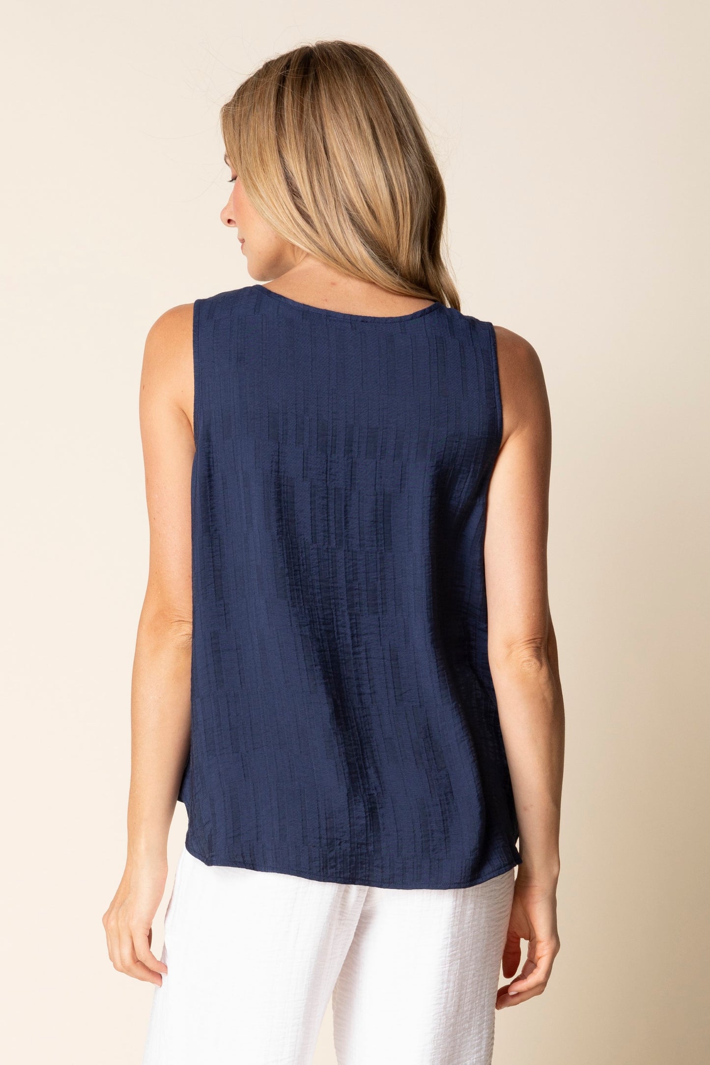 Habitat Soft Rayon Jacquard Button Layer Tank