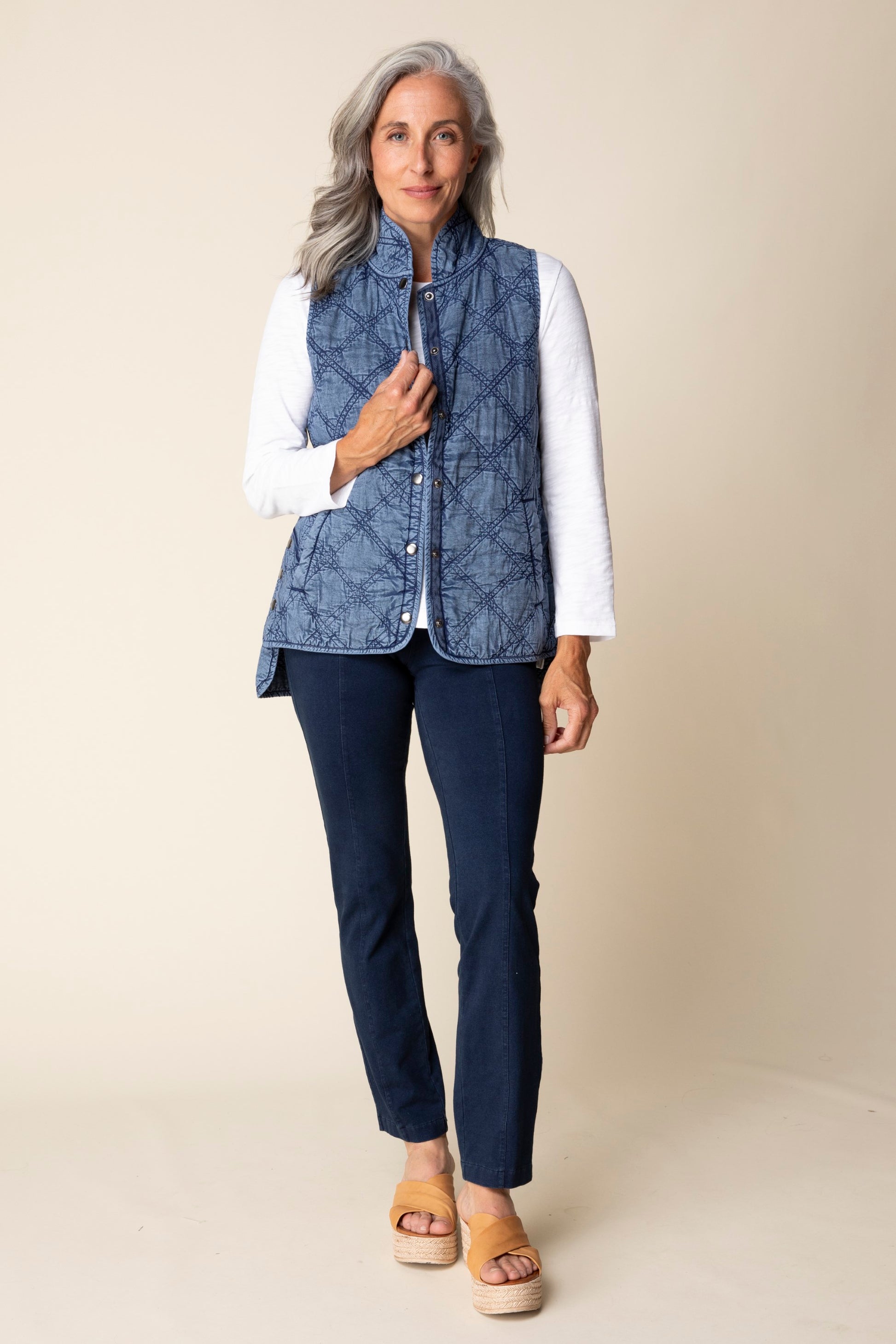 Habitat Washed Quilt Cotton Vest