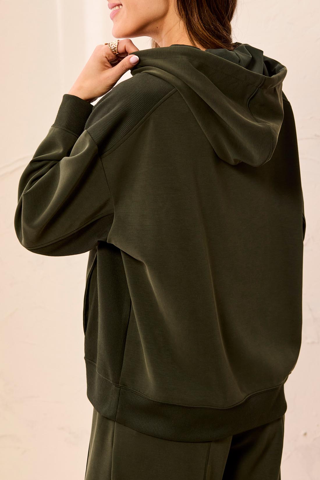 Tribal Combo Fabric Hoodie