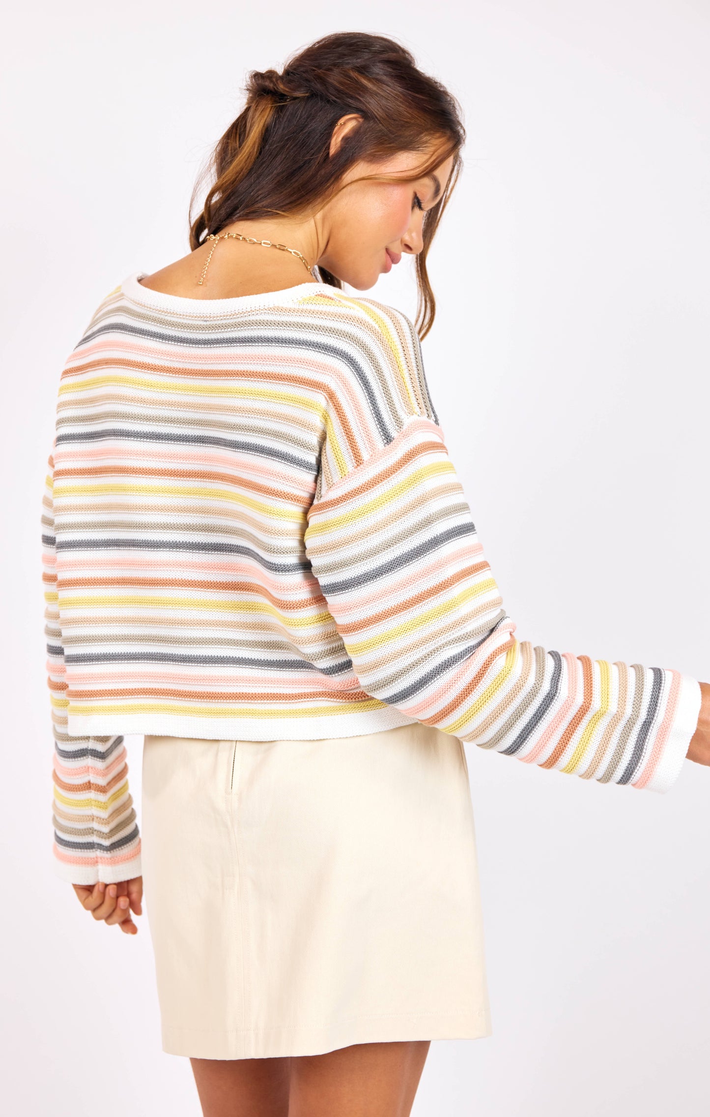 Sage The Label Abigail Stripe Sweater