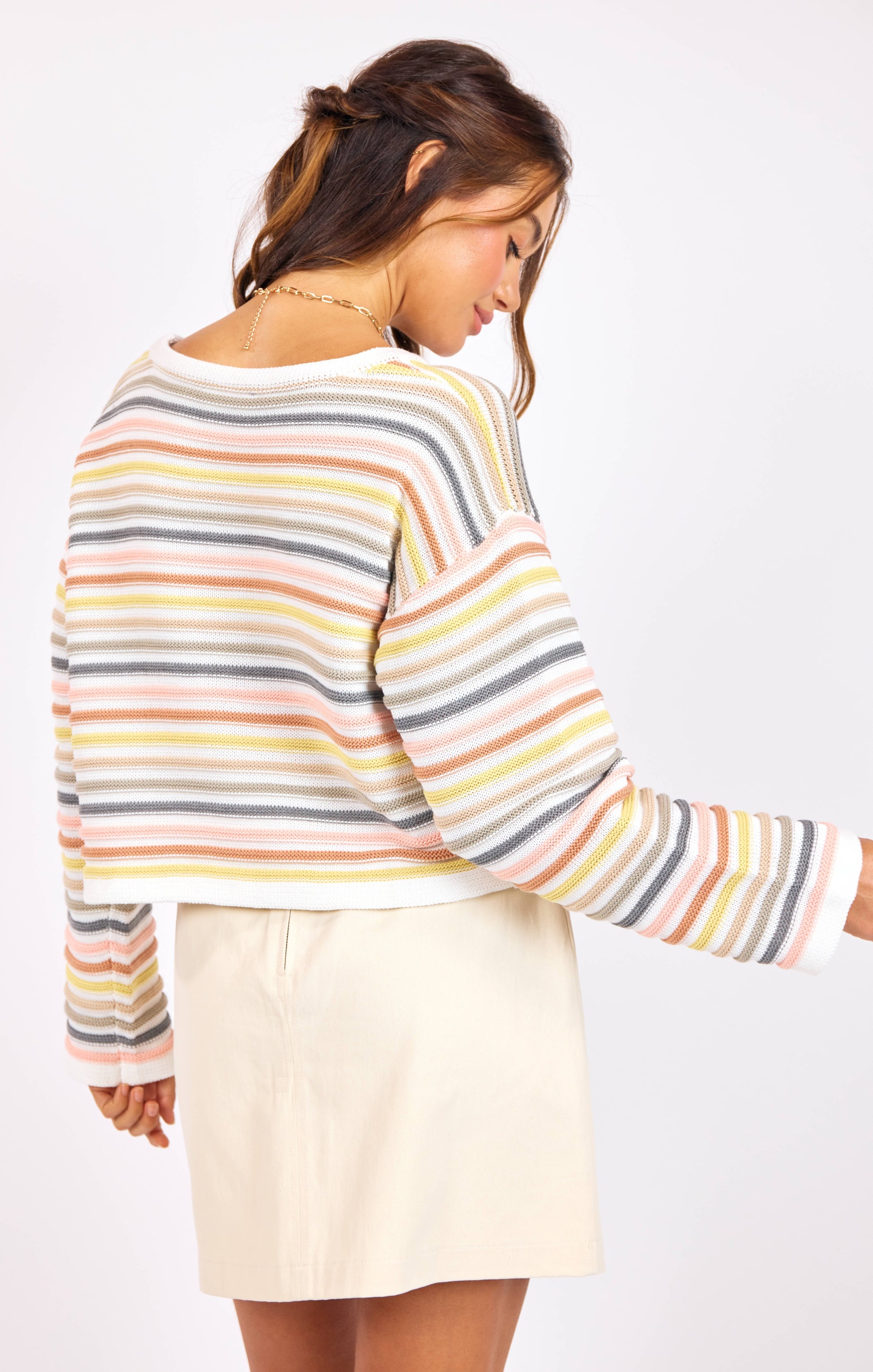 Sage The Label Abigail Stripe Sweater