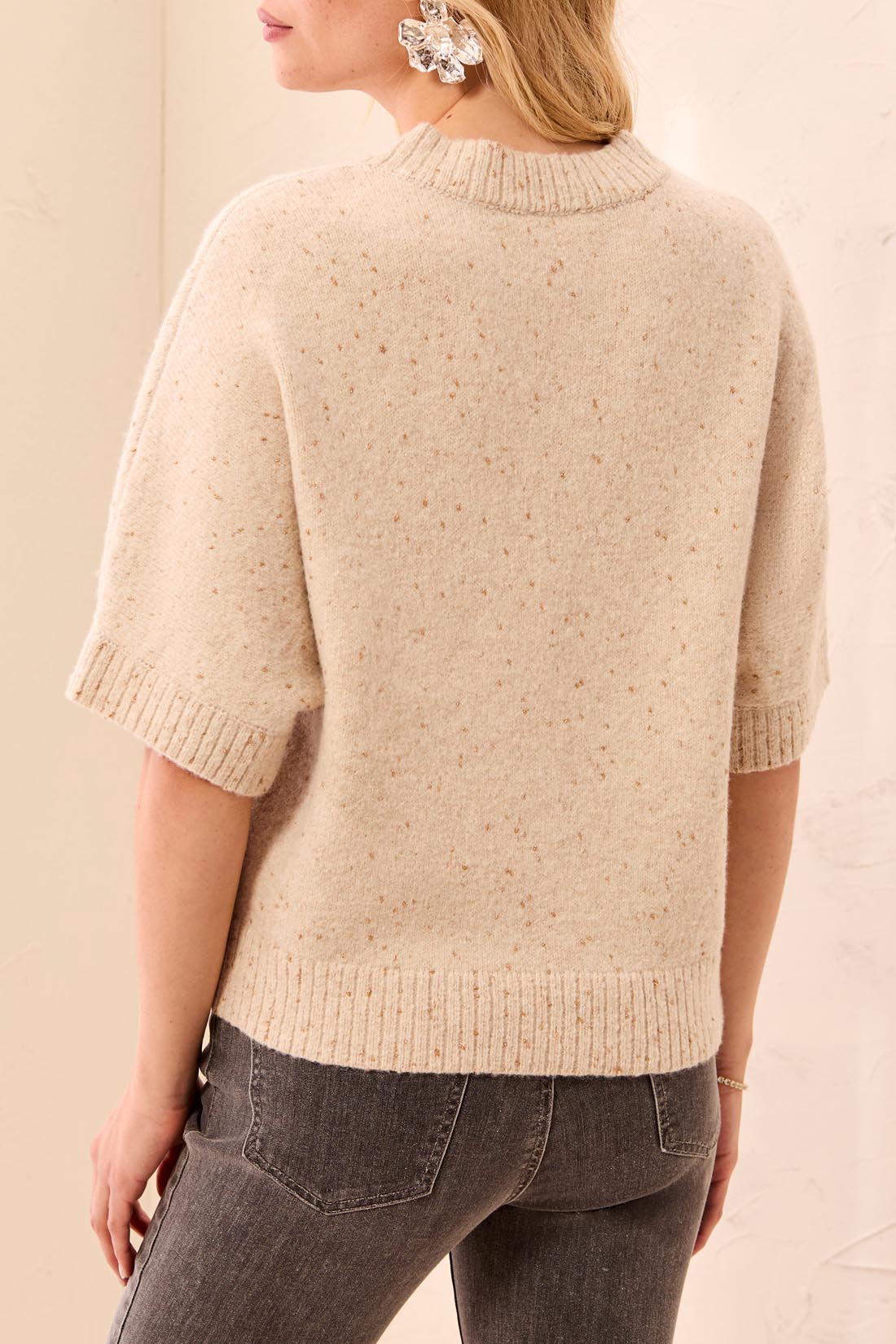Tribal Lofty Extended Sleeve Sweater