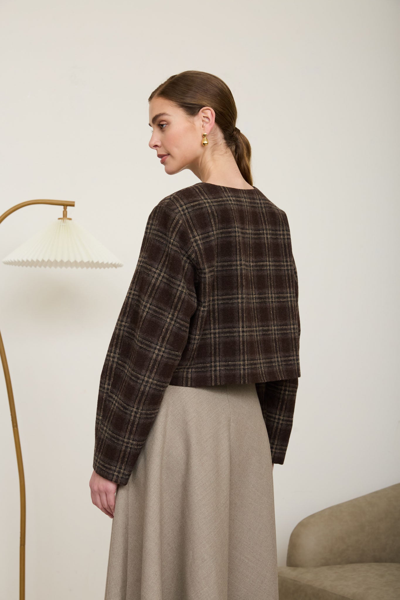Zoe And Claire Cropped Jacket