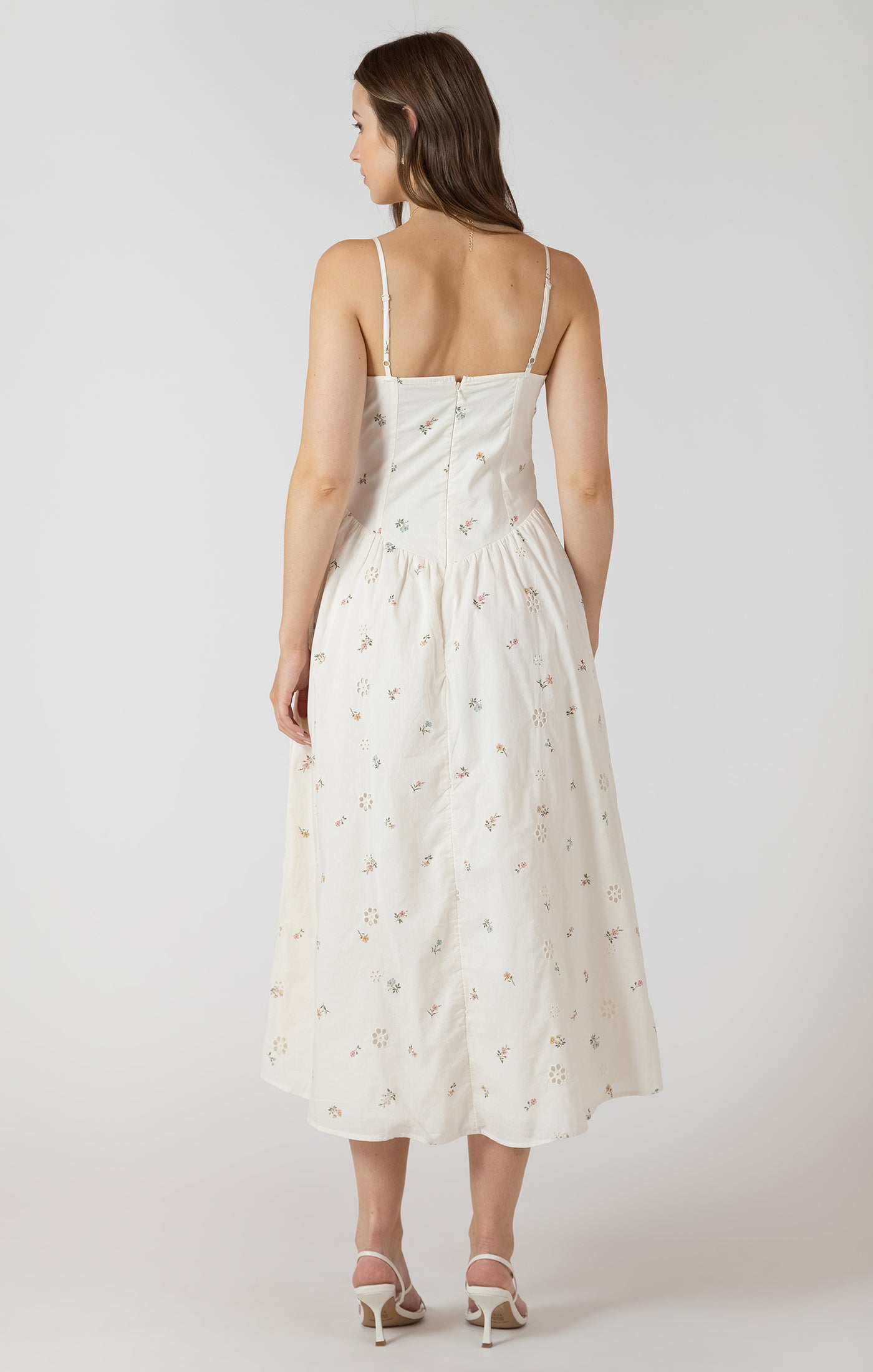 Dex Smocked Midi Dress