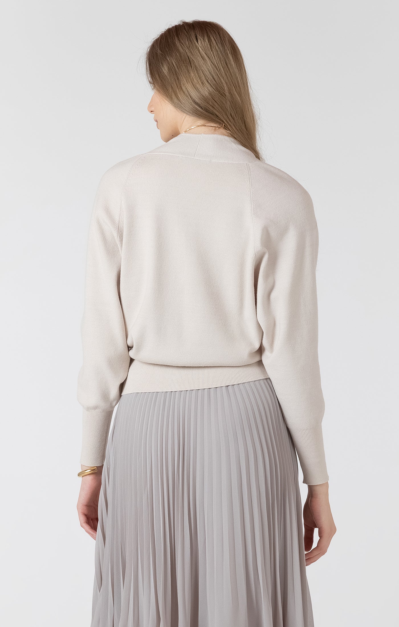 Black Tape Clean Button Front Cardigan