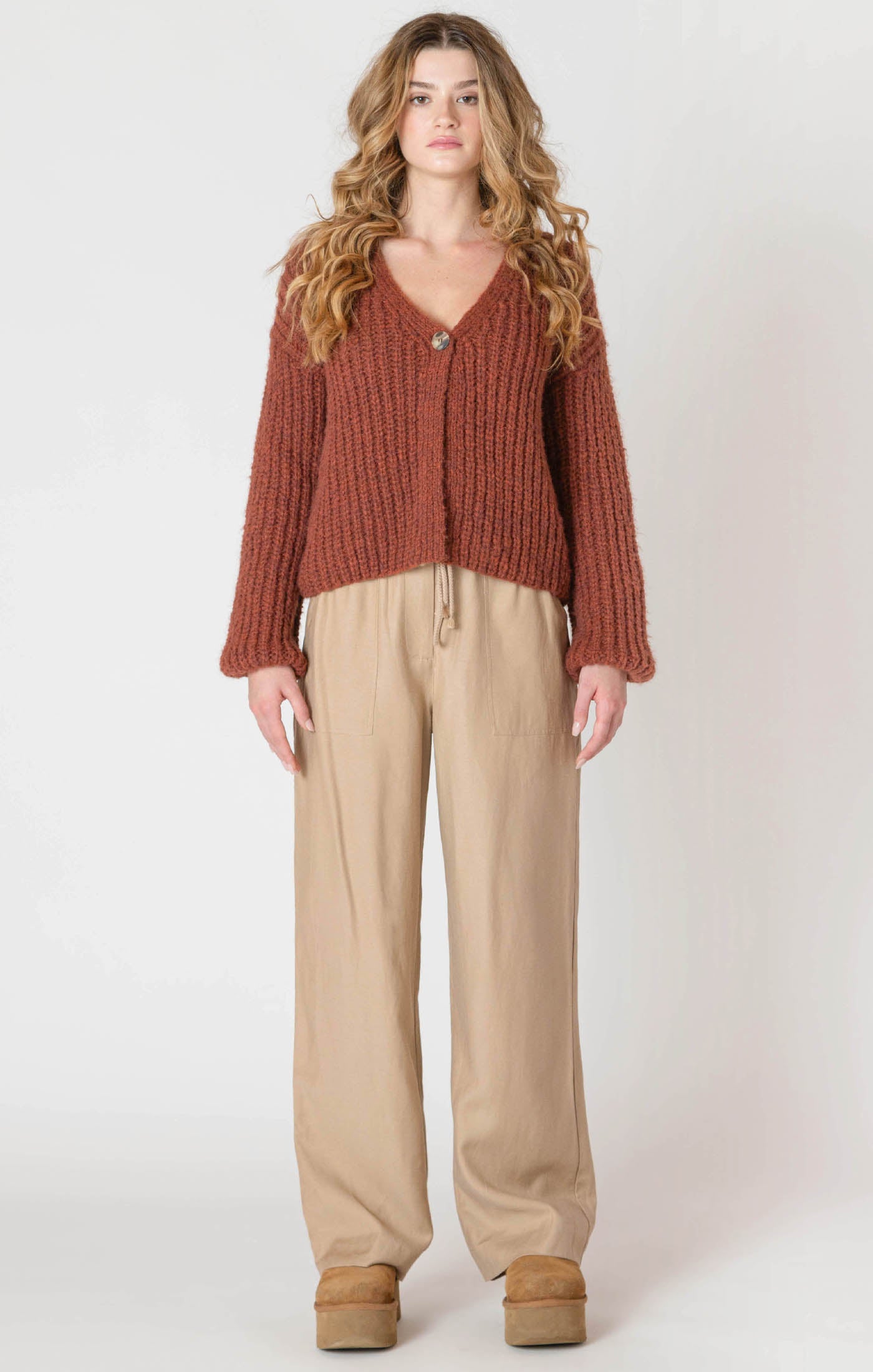Room 34 Single Button Cardigan