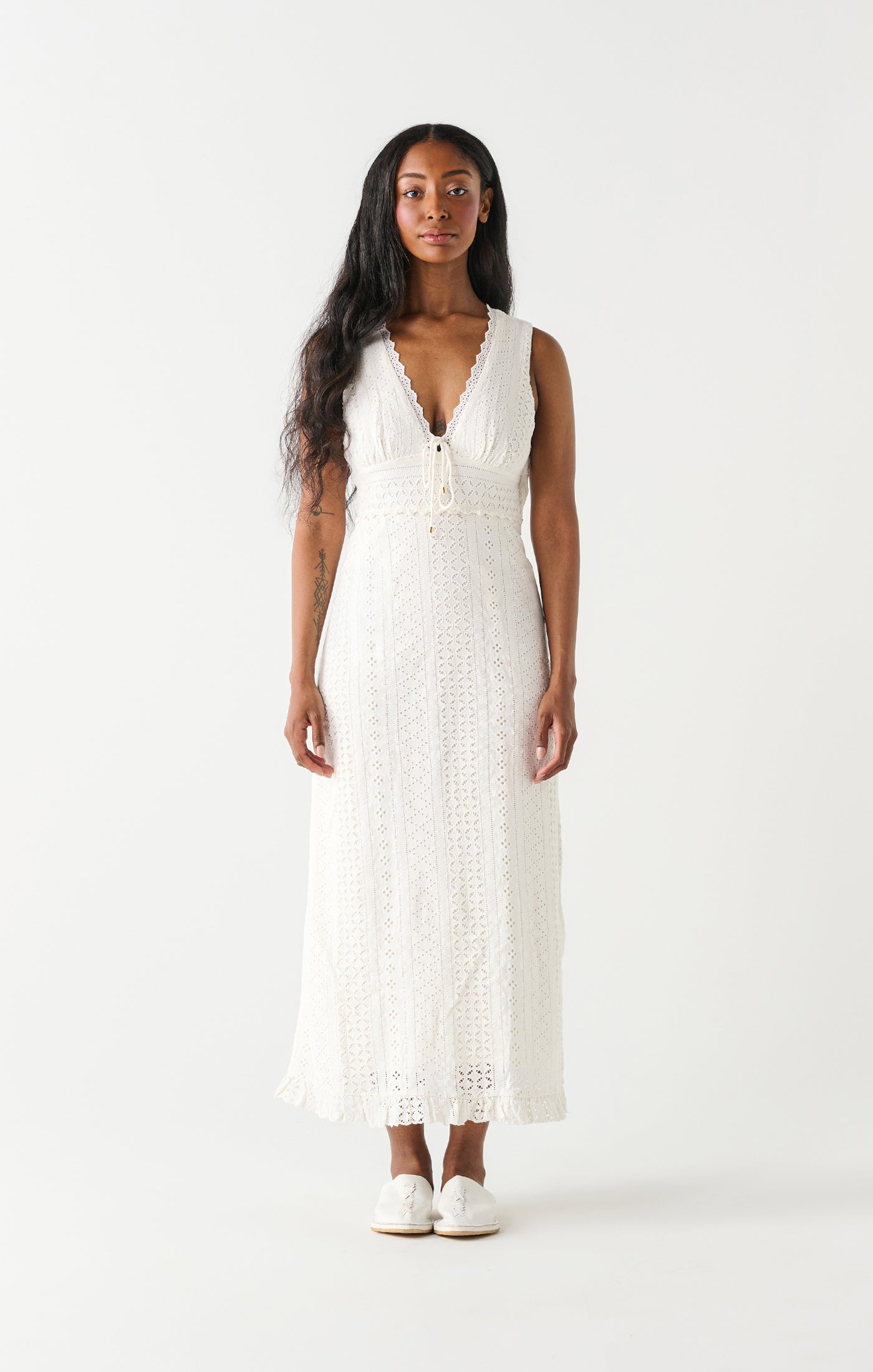 Dex Eyelet Maxi Dress