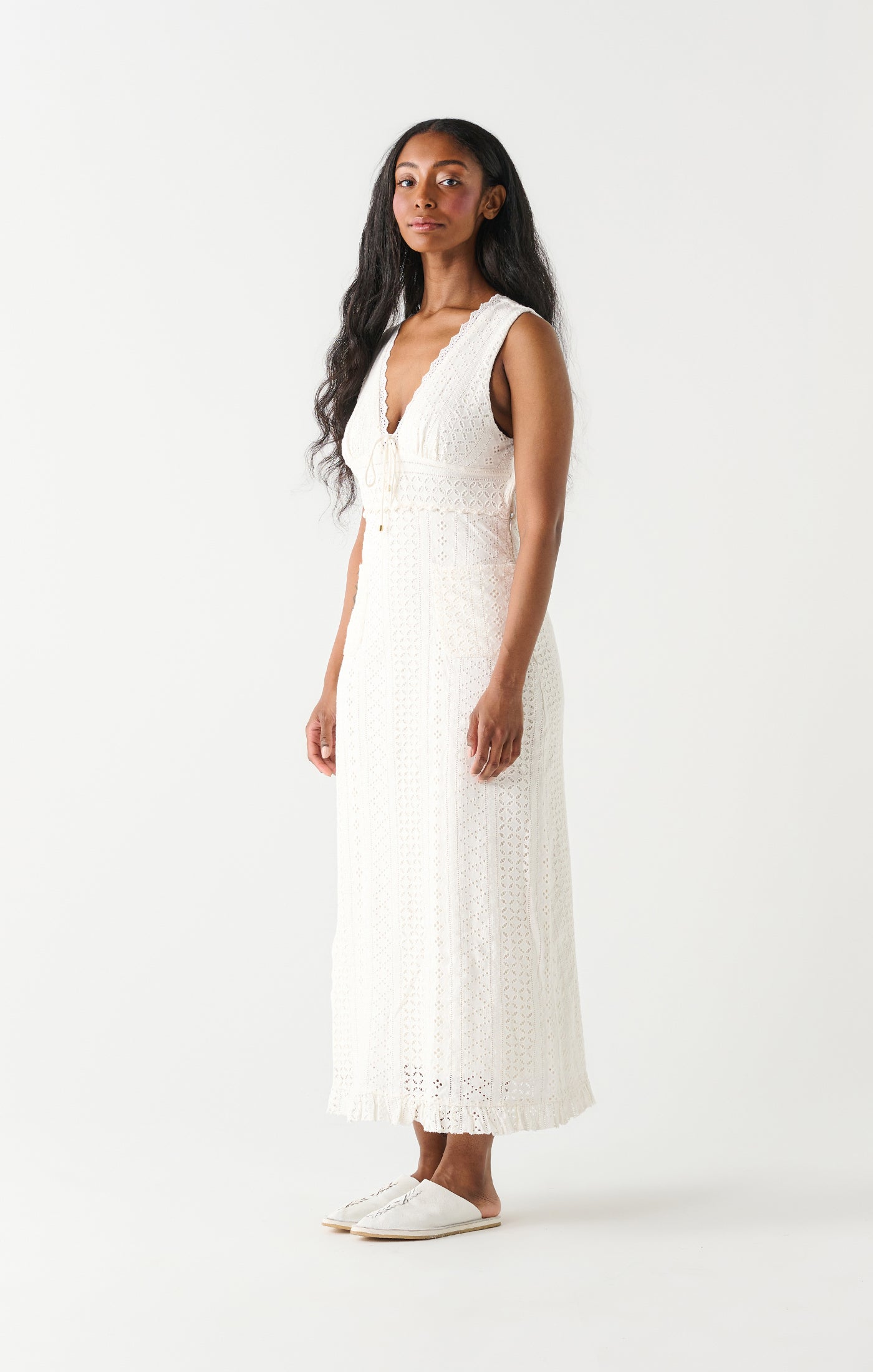 Dex Eyelet Maxi Dress