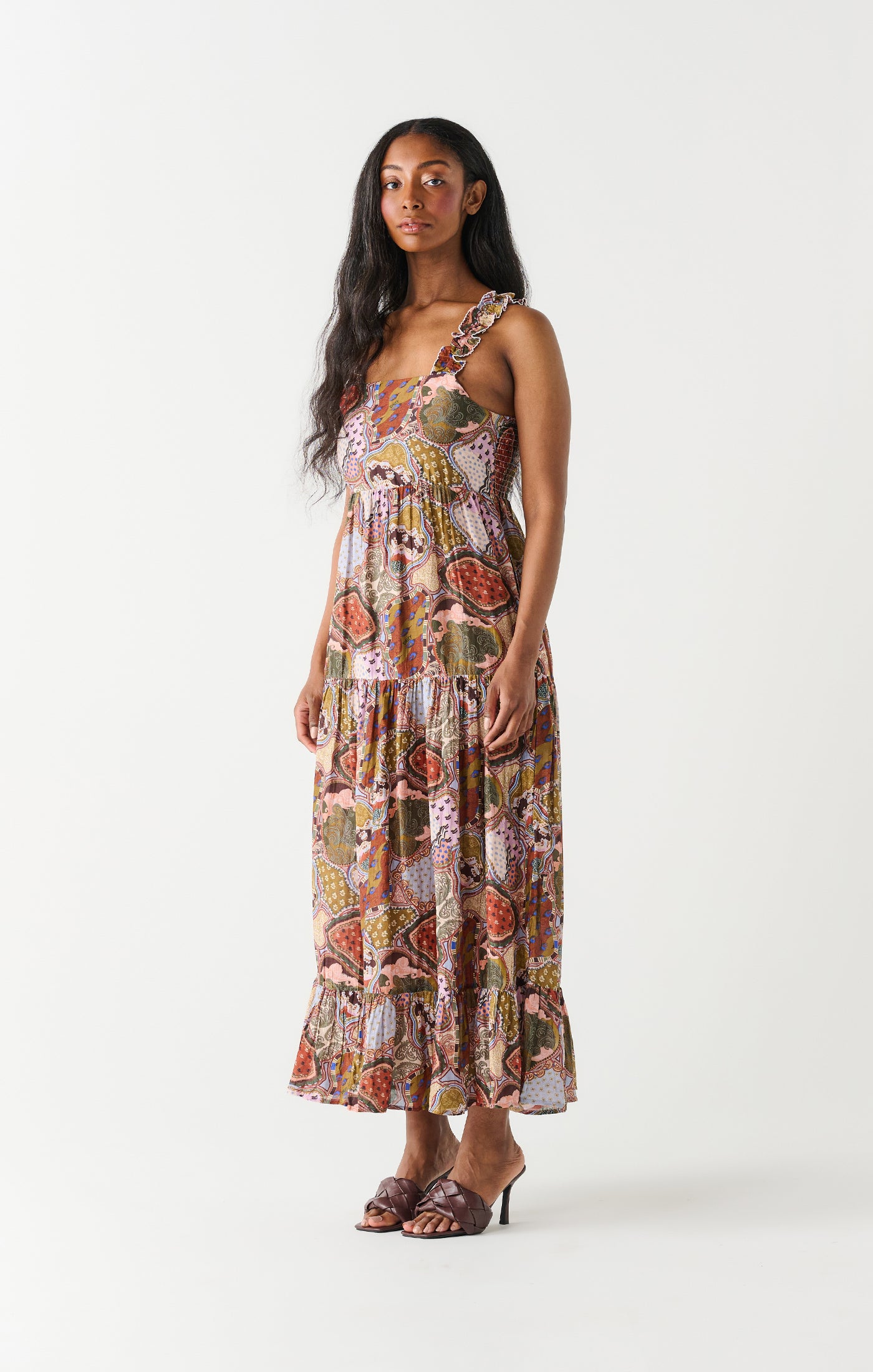 Dex Tiered Maxi Dress – Emma Downtown