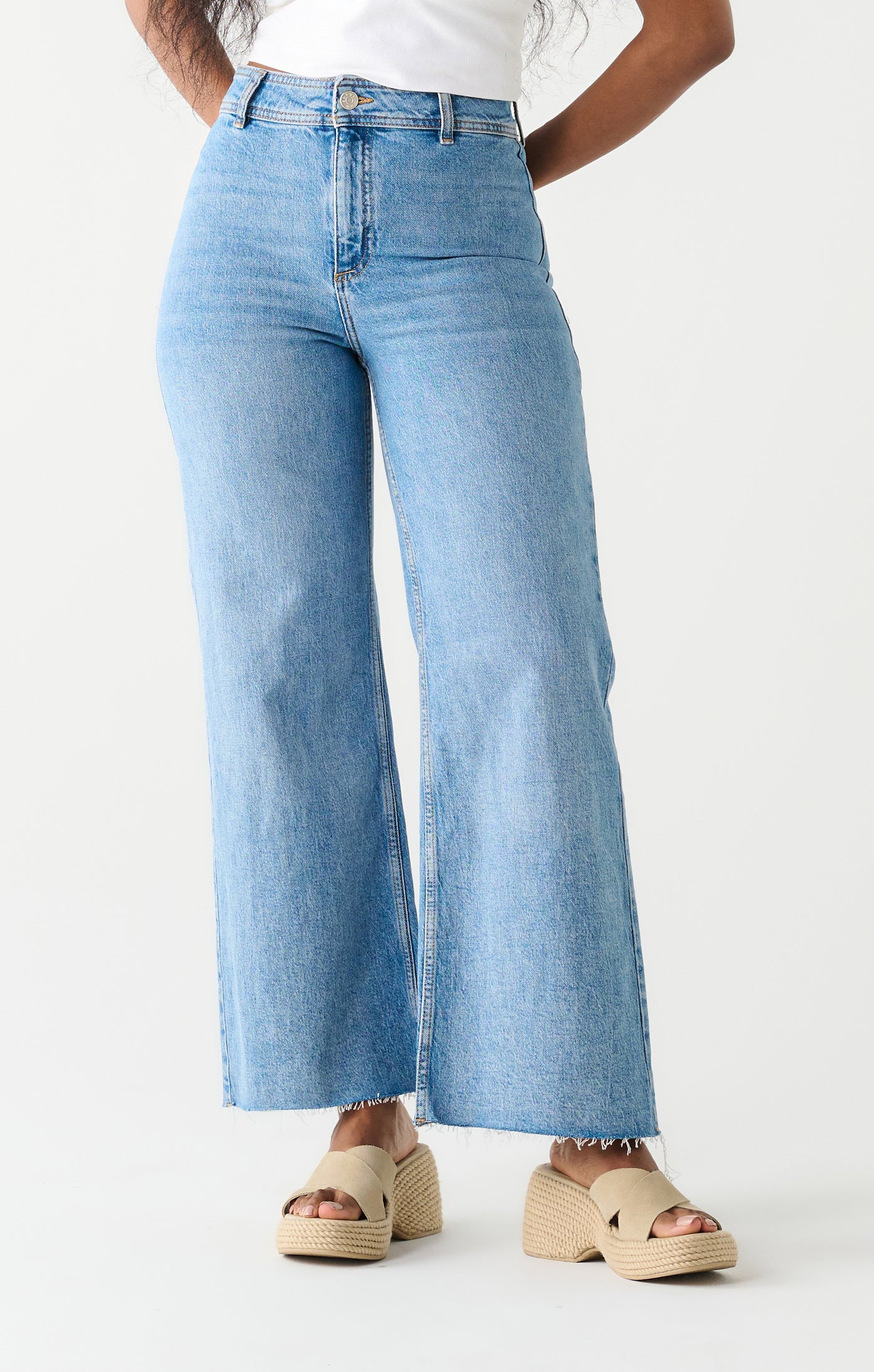 Dex High Waist Culotte Jeans