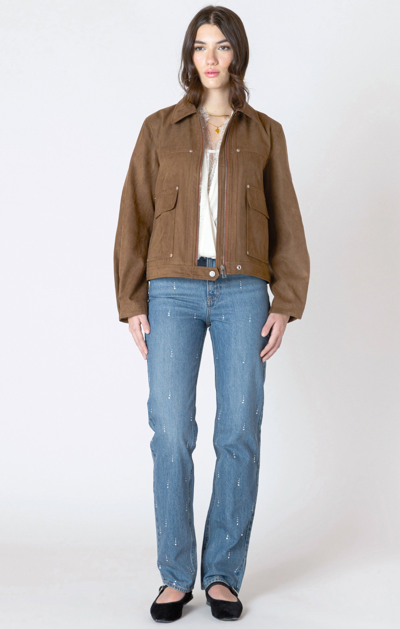 Dex Faux Suede Jacket