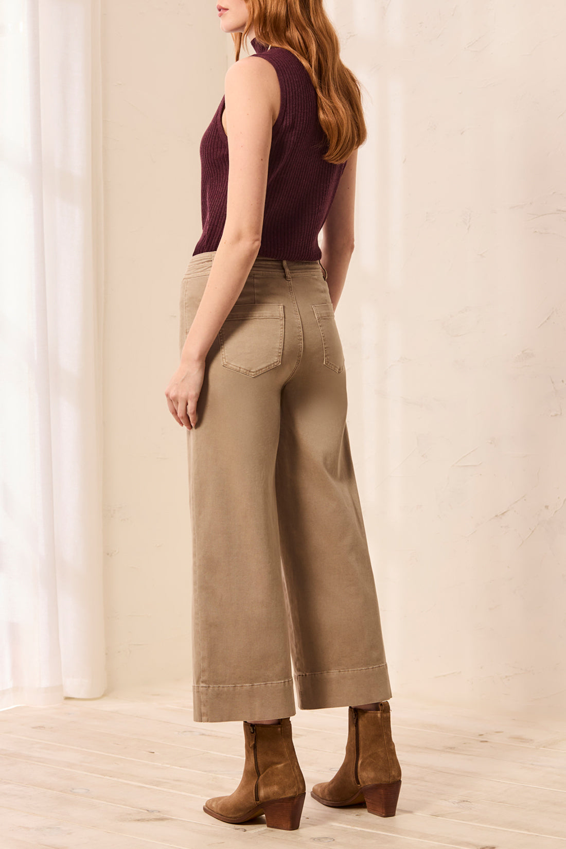 Tribal Comfort Stretch High Rise Palazzo Pants
