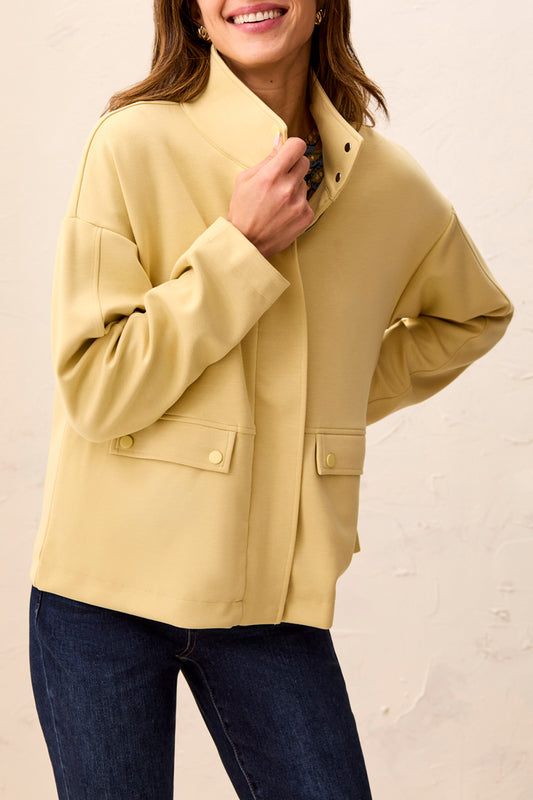 Tribal Zip Front Coat With Lining