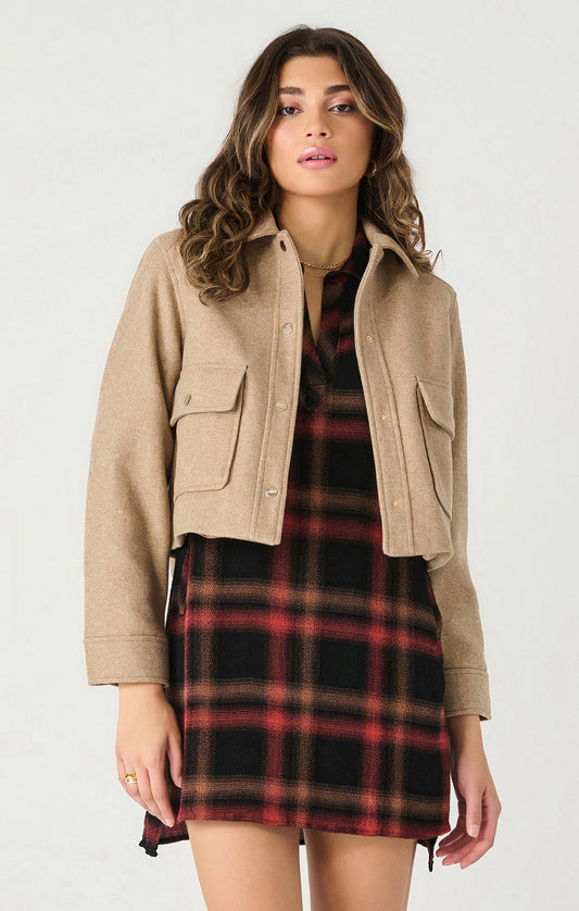 Dex Cropped Utility Jacket