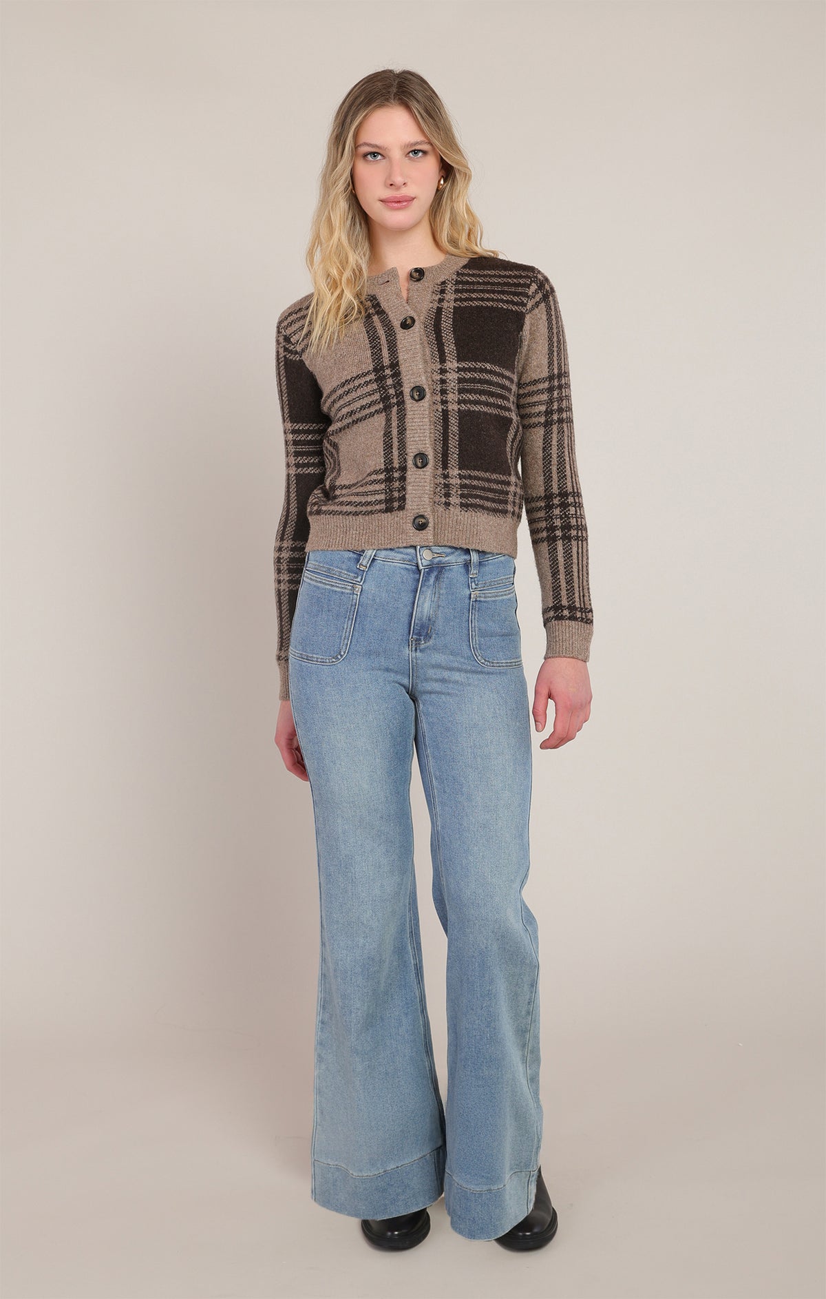 Room 34 Plaid Cardigan