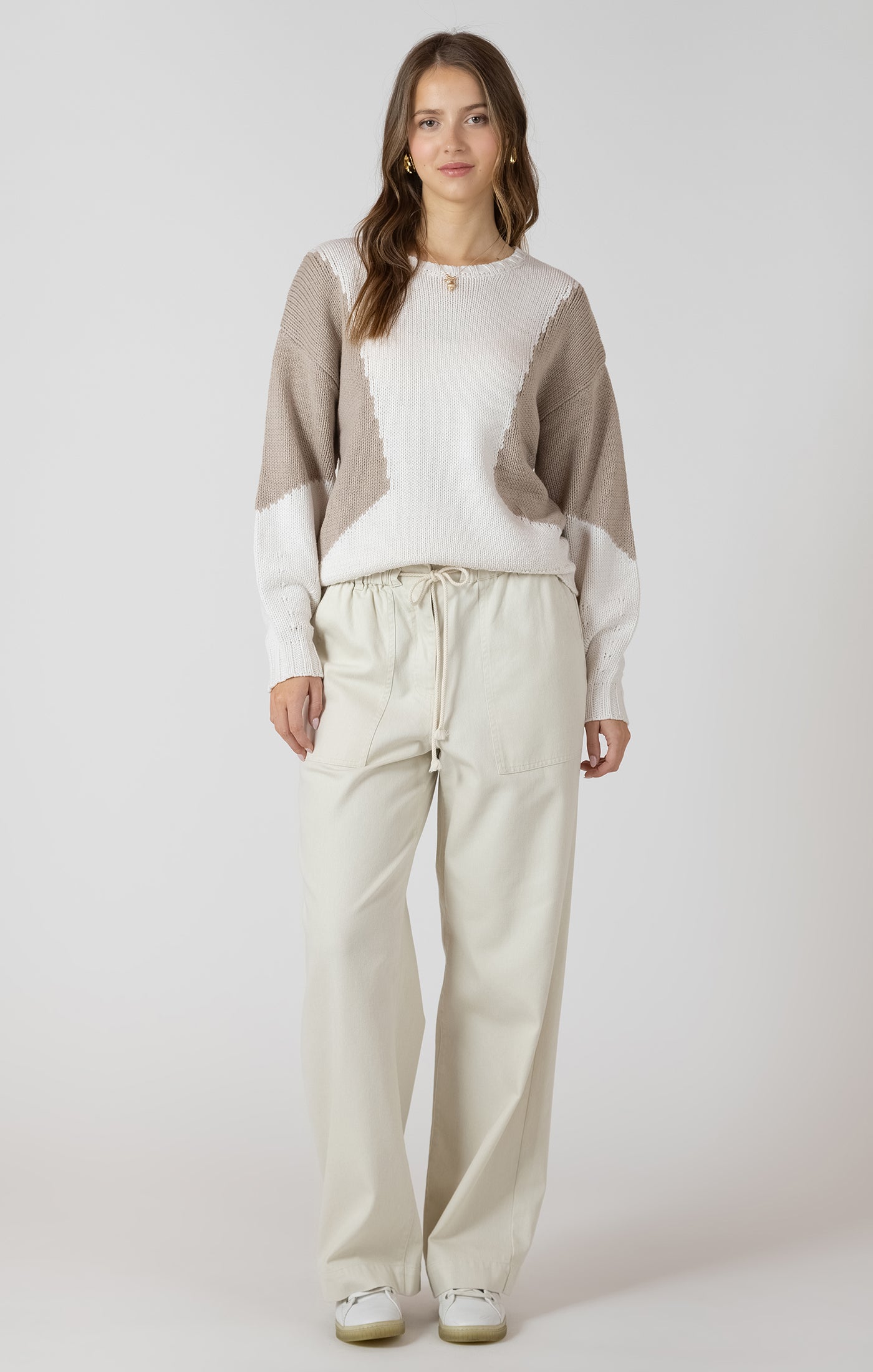 Dex Colorblock Crewneck Sweater