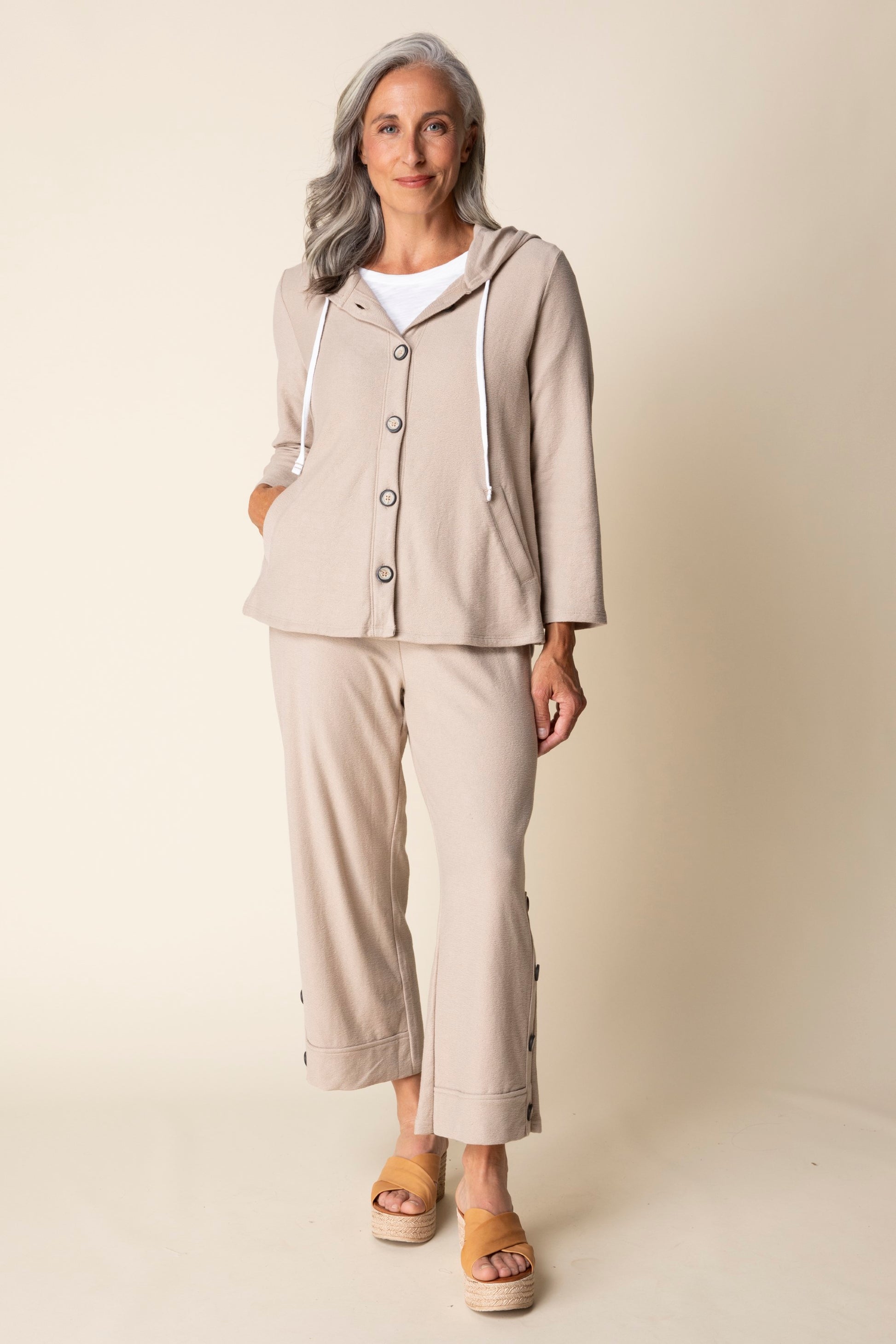 Habitat Pasadena Knit Solid Canyon Hoodie