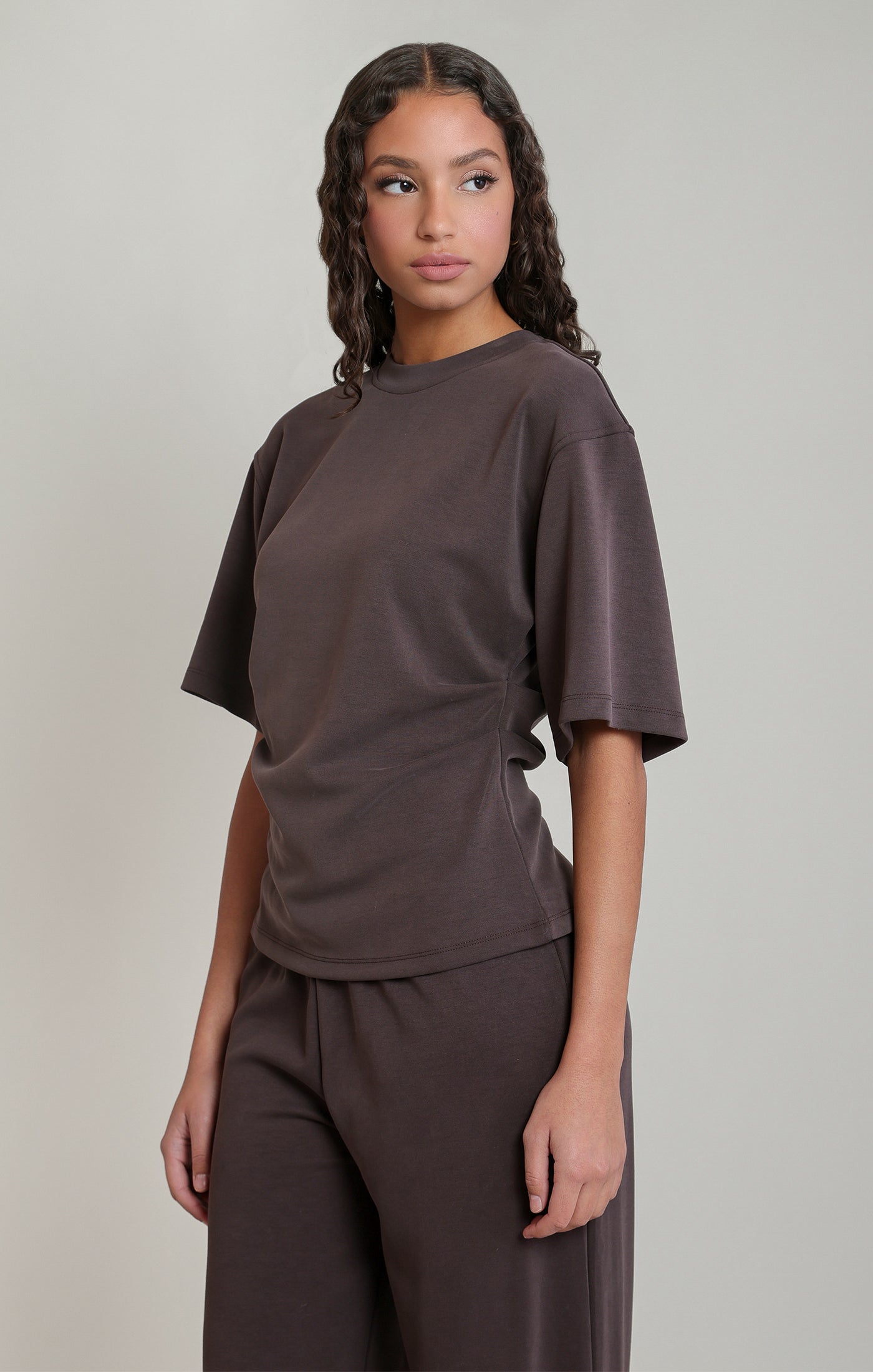 Dex Pleated Waist Top