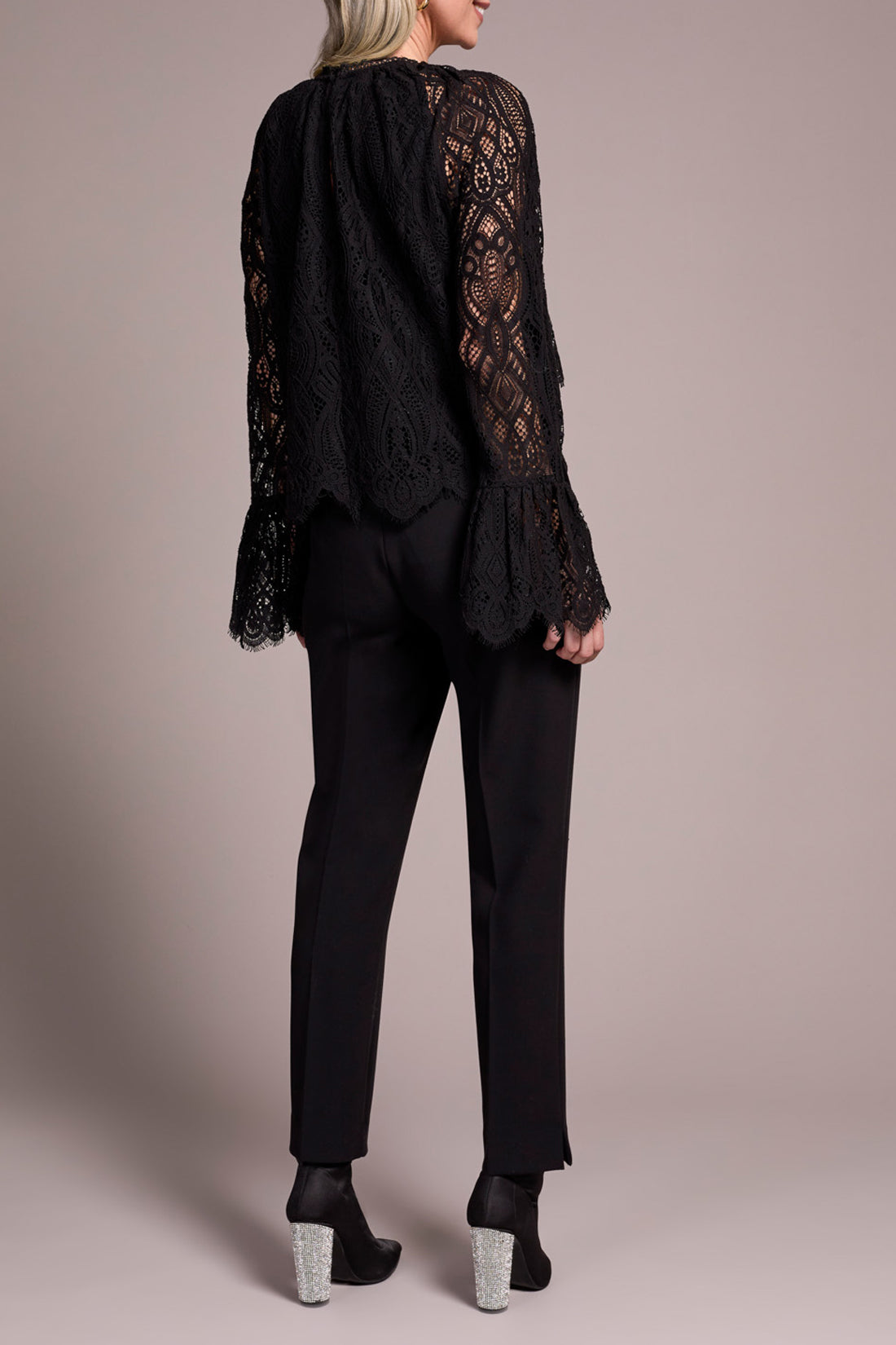 Tribal Tiered Blouse With Lined Body